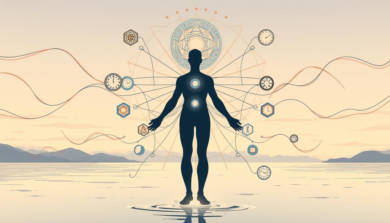 Human Design ohne Uhrzeit: Funktioniert die Analyse trotzdem? – KI-generierte Illustration