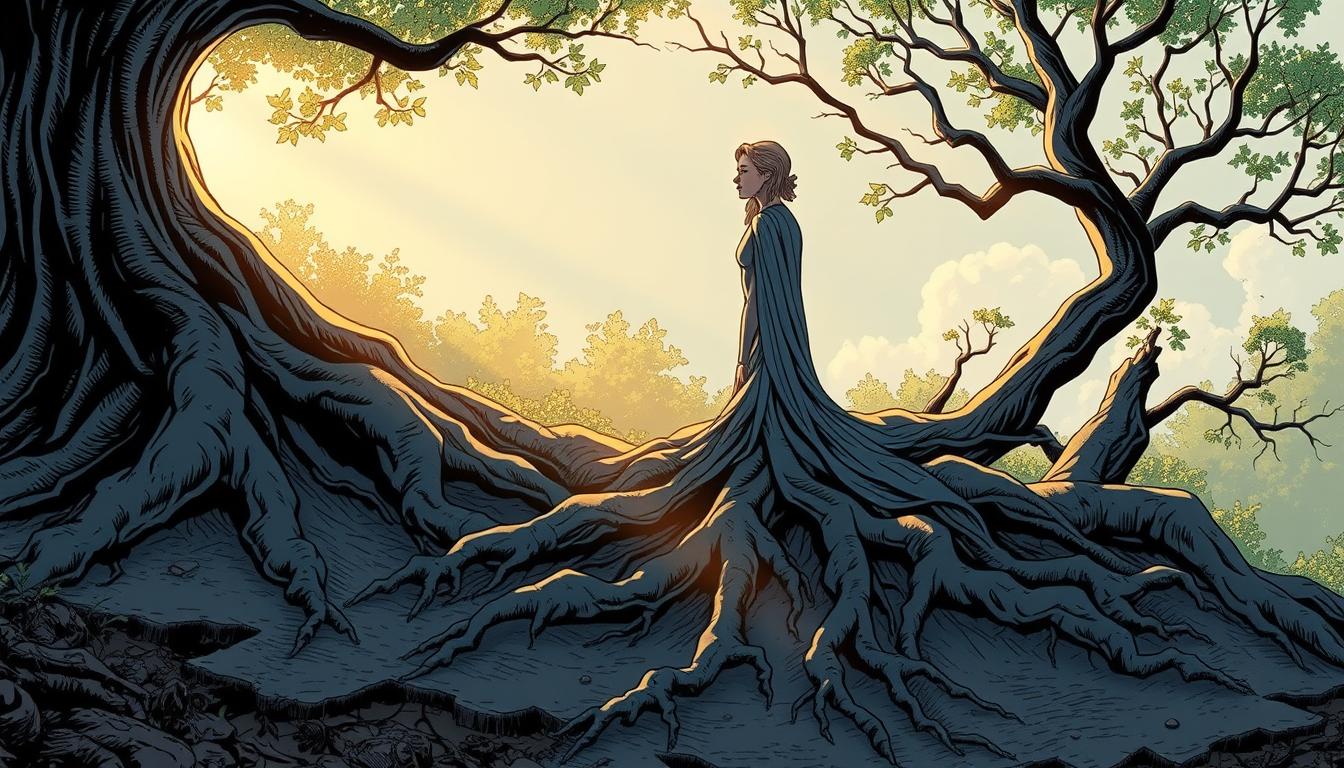 Human Design 3/6 Profil: Der Lernende, der zum Vorbild wird – KI-generierte Illustration