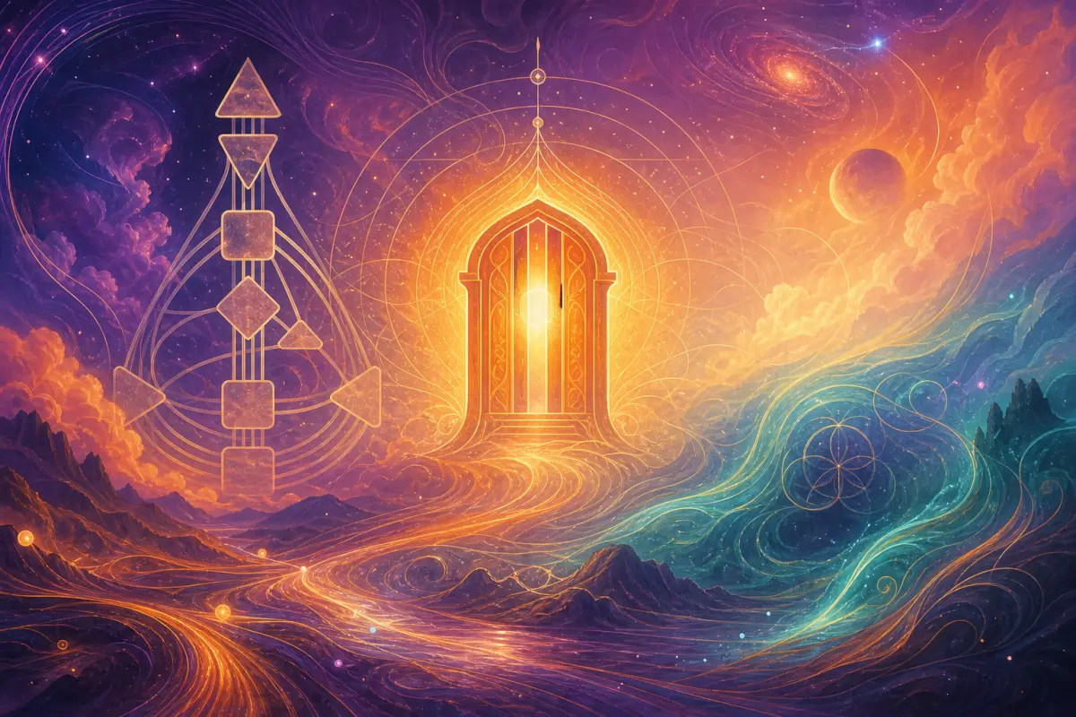 Tor 23 Human Design: Tor der Assimilation – Vom Genie zum Sonderling – KI-generierte Illustration
