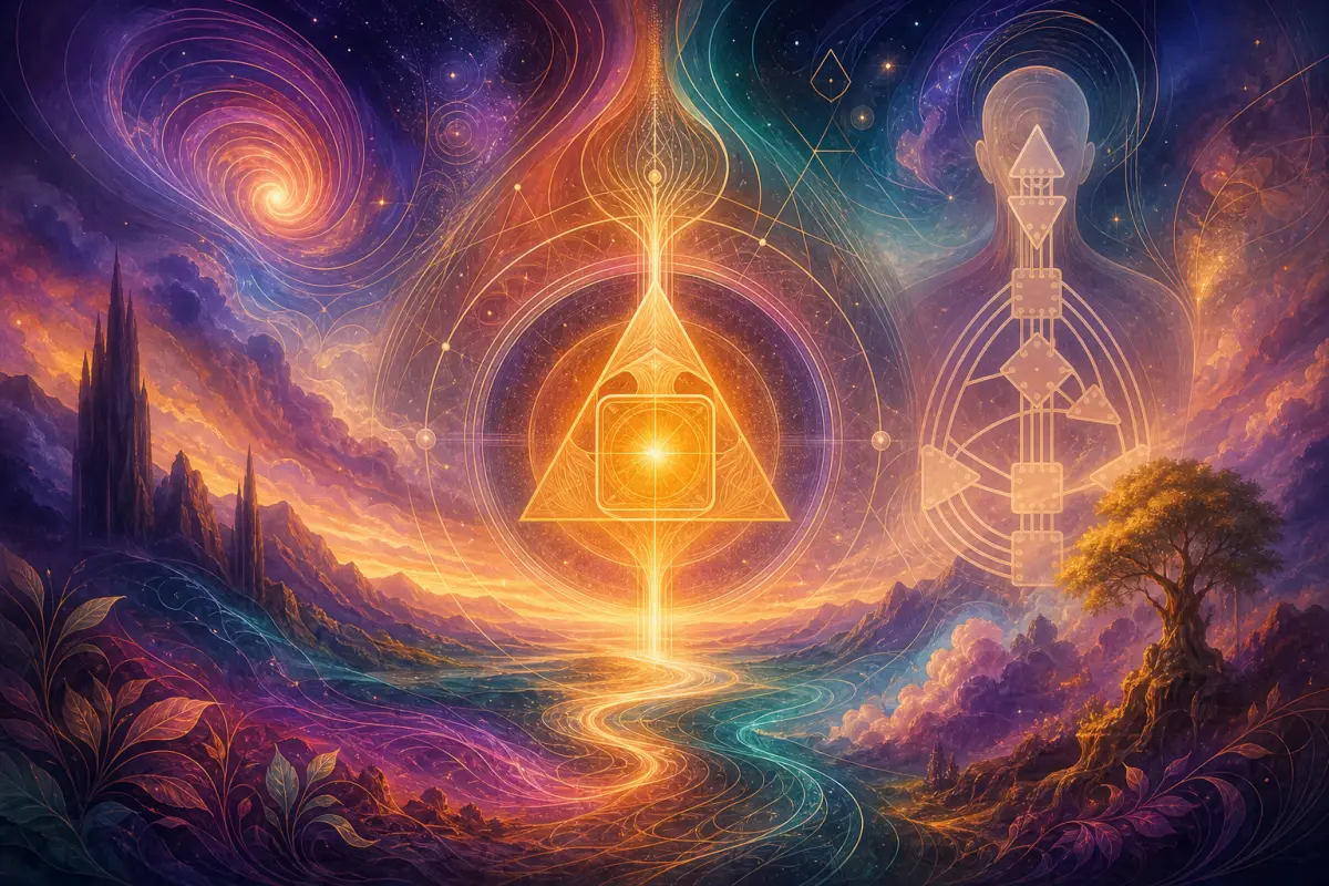 Tor 25 Human Design: Tor der Unschuld – Der Geist des Selbst – KI-generierte Illustration