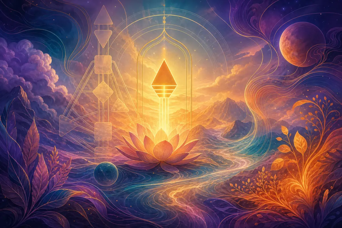 Tor 27 Human Design: Tor der Fürsorge – Nähren, schützen, Verantwortung tragen – KI-generierte Illustration