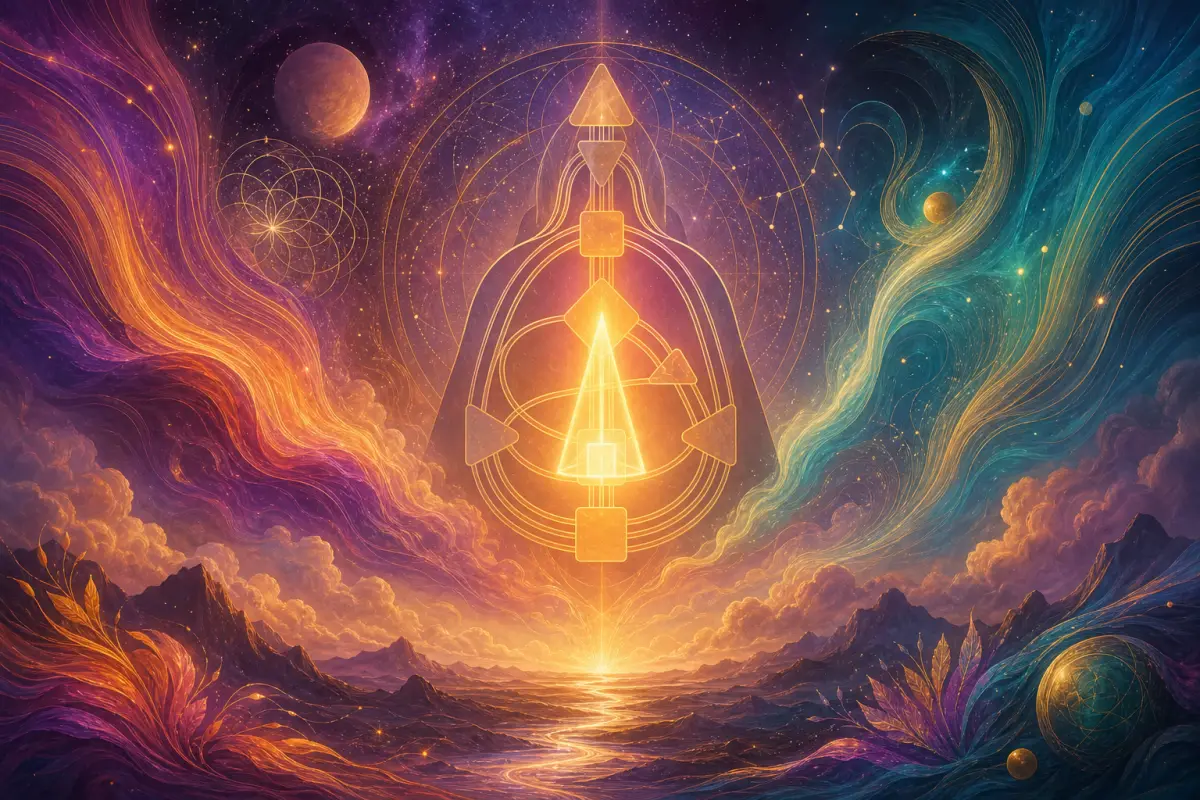 Tor 37 Human Design: Tor der Freundschaft – Wärme, Verträge und Gemeinschaft – KI-generierte Illustration
