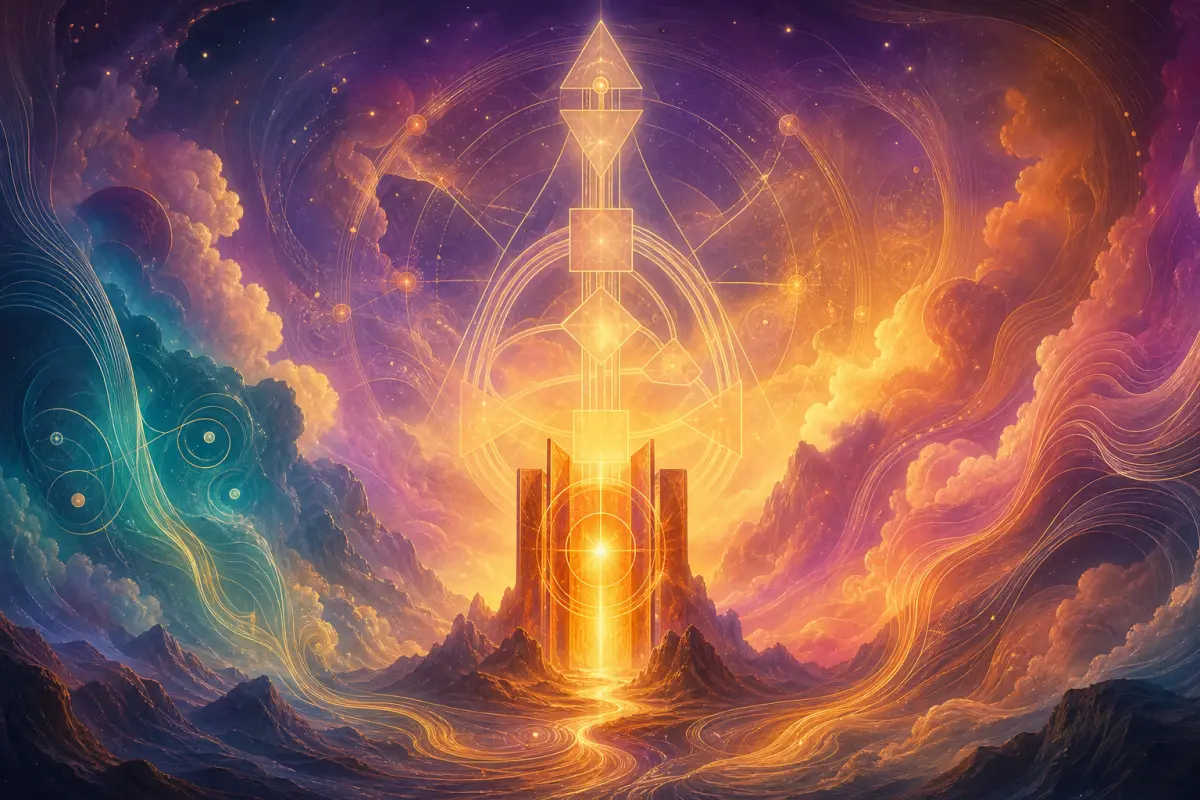Tor 41 Human Design: Tor der Fantasie – Der Auftakt jeder Erfahrung – KI-generierte Illustration